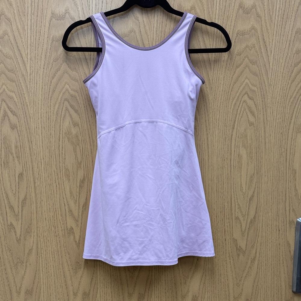 Athleta Girl Purple Activewear dress and shorts